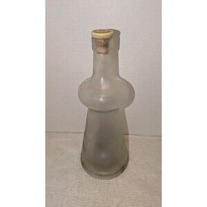 Vintage BOLS Produce of Holland‎ Milk Glass Liquor Bottle with WORKING Music Box